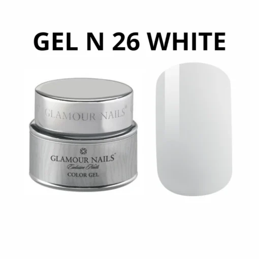 Glamour Nails | Color Gel n.26 White