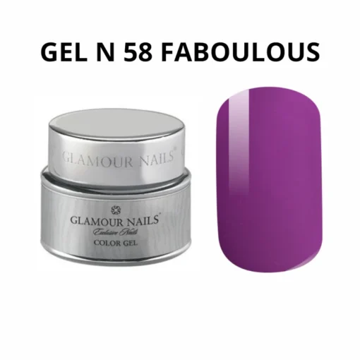 Glamour Nails | Color Gel n.58 Faboulous