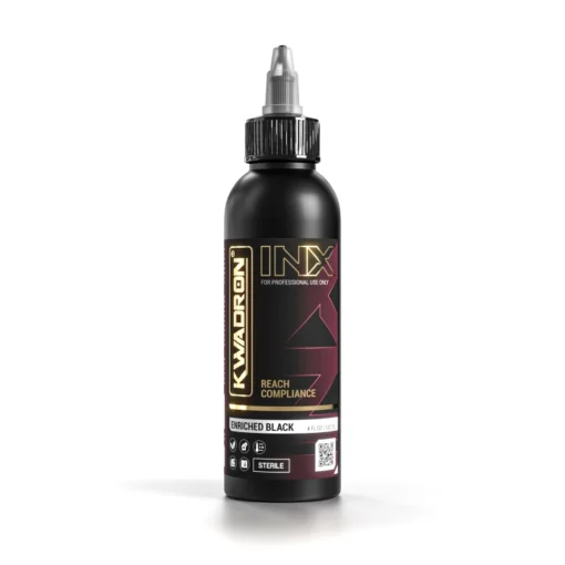 Pigmento Tattoo | Kwadron Inx Enriched Black - 120ml (Reach)