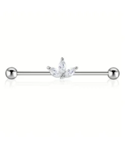 Industrial Barbell con Marquise