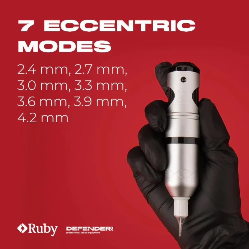 KIT Dermografo Defender Ruby 7 Dermografo Defenderr Ruby